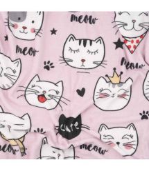 ARDESTO Плед Ardesto Flannel 160х200см, 100% поліестер, котики