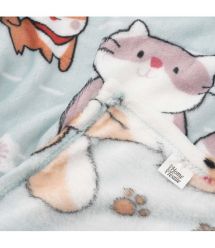 ARDESTO Плед Ardesto Flannel 160х200см, 100% поліестер, милі котики