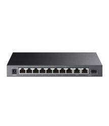 TP-Link Коммутатор TL-SG1210PP 10xGE (PoE), 1xSFP, 123Вт, Неуправляемый