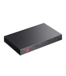 TP-Link Коммутатор TL-SG1210PP 10xGE (PoE), 1xSFP, 123Вт, Неуправляемый