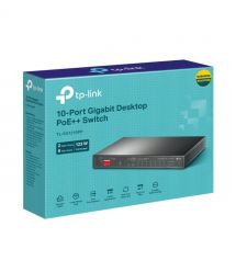 TP-Link Коммутатор TL-SG1210PP 10xGE (PoE), 1xSFP, 123Вт, Неуправляемый