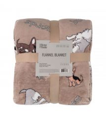 ARDESTO Плед Ardesto Flannel 160х200см, 100% поліестер, песики в окулярах
