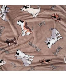 ARDESTO Плед Ardesto Flannel 160х200см, 100% поліестер, песики в окулярах