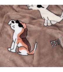 ARDESTO Плед Ardesto Flannel 160х200см, 100% поліестер, песики в окулярах