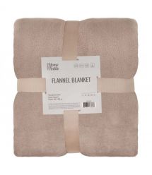 ARDESTO Плед Ardesto Flannel 160х200см, 100% поліестер, бежевий
