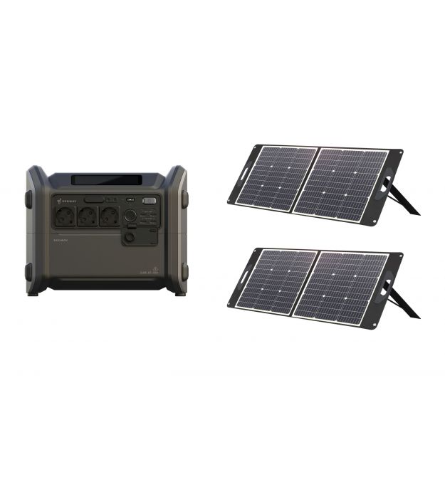 Segway SET Portable Power Station CUBE1000 E plus 2x2E-PSPLW100