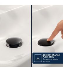 Grohe Grohe QuickFix Dice Black S-size sink mixer, spout length - 106mm, non-return, 1 lever, matte black