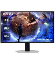 Samsung Монітор Samsung 27" G60SD HDMI, DP, USB, OLED, 2560x1440, 360Hz, 0.3ms. FreeSync Premium Pro
