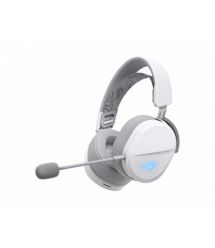 ASUS Гарнитура игровая ROG Pelta, USB-A/BT/WL, RGB, 1.8м, белый