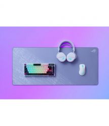 ASUS Гарнитура игровая ROG Pelta, USB-A/BT/WL, RGB, 1.8м, белый