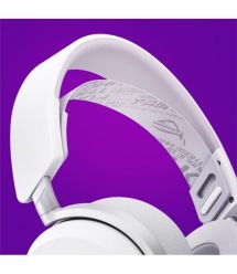 ASUS Гарнитура игровая ROG Pelta, USB-A/BT/WL, RGB, 1.8м, белый