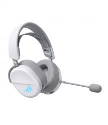 ASUS Гарнитура игровая ROG Pelta, USB-A/BT/WL, RGB, 1.8м, белый