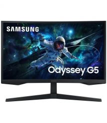 Samsung Монітор Samsung 27" Odyssey G55C 2xHDMI, DP, VA, 2560x1440, 165Hz, 1ms, CURVED