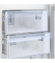 Beko Ref Beko with bottom freezer, 186x60x67, ref-215L, freez.-109L, 2doors, E, NF, white