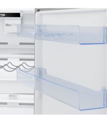 Beko Ref Beko with bottom freezer, 186x60x67, ref-215L, freez.-109L, 2doors, E, NF, white