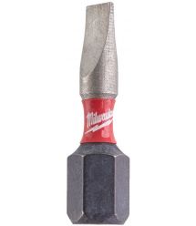 Milwaukee Shockwave Bits, SL0, 6x4, 5x25mm, 2-piece set