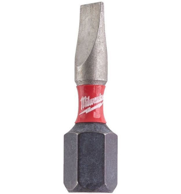 Milwaukee Shockwave Bits, SL0, 6x4, 5x25mm, 2-piece set