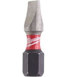 Milwaukee Shockwave Bits, SL1, 2x6, 5x25mm, 2-piece set