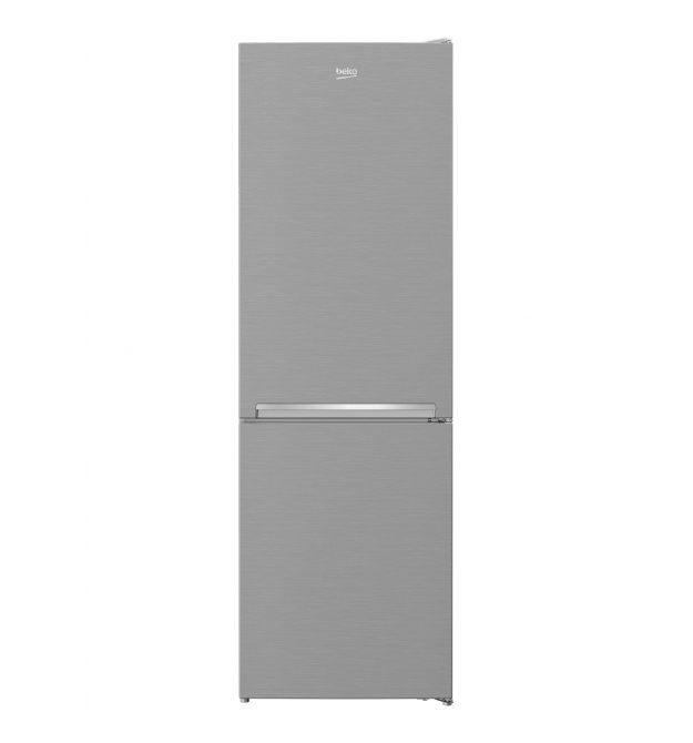 Beko Ref Beko with bottom freezer, 186x60x67, ref-223L, freez.-120L, 2doors, E, ST, inox