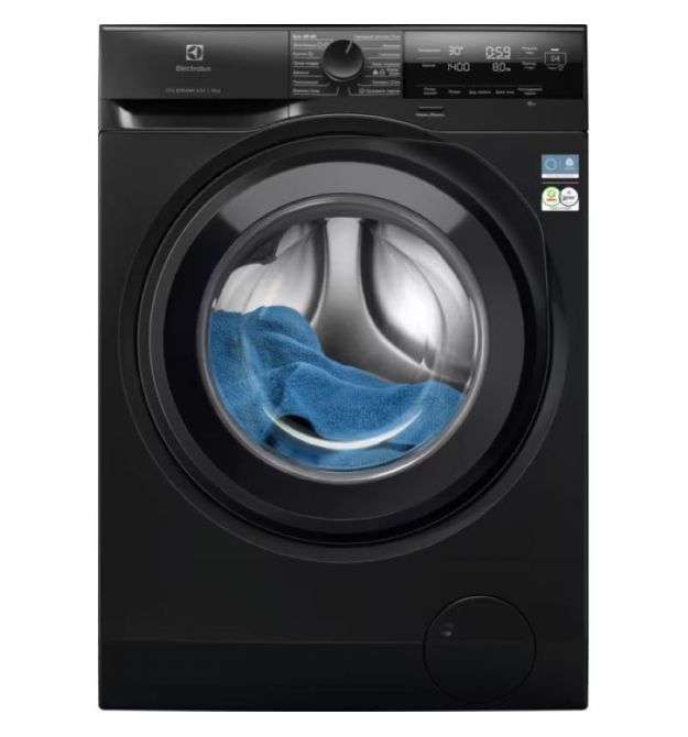 Electrolux Electrolux WM front load, 10kg, 1400, A, 66cm, display, steam, invertor, silver