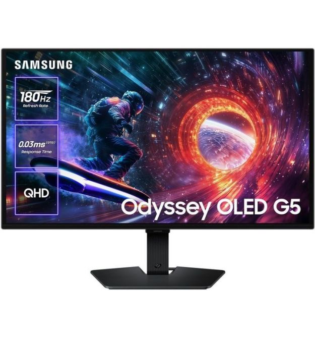 Samsung Монітор Samsung 27" Odyssey G50D HDMI, DP, USB, MM, IPS, 2560x1440, 180Hz, 1ms