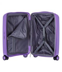 2E Набір валіз 2E, Aero, поліпропілен, (L+M+S),TSA, 4 колеса, EXP, лавандовий