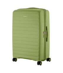 2E Набір валіз 2E, Aero, поліпропілен, (L+M+S),TSA, 4 колеса, EXP, оливково-зелений