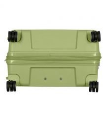 2E Набір валіз 2E, Aero, поліпропілен, (L+M+S),TSA, 4 колеса, EXP, оливково-зелений