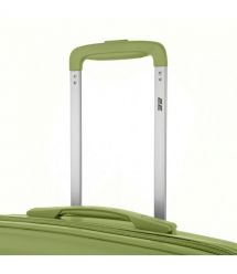 2E Набір валіз 2E, Aero, поліпропілен, (L+M+S),TSA, 4 колеса, EXP, оливково-зелений