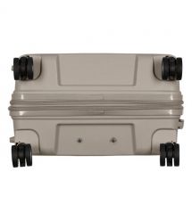 2E Набір валіз 2E, Aero, поліпропілен, (L+M+S),TSA, 4 колеса, EXP, сіро-коричневий