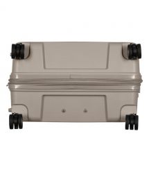 2E Набір валіз 2E, Aero, поліпропілен, (L+M+S),TSA, 4 колеса, EXP, сіро-коричневий