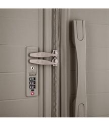 2E Набір валіз 2E, Aero, поліпропілен, (L+M+S),TSA, 4 колеса, EXP, сіро-коричневий