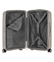 2E Набір валіз 2E, Aero, поліпропілен, (L+M+S),TSA, 4 колеса, EXP, сіро-коричневий