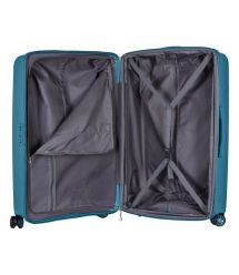 2E Набір валіз 2E, Aero, поліпропілен, (L+M+S),TSA, 4 колеса, EXP, синій