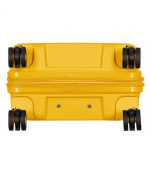 2E Набір валіз 2E, Aero, поліпропілен, (L+M+S),TSA, 4 колеса, EXP, бурштиново-жовтий