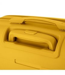 2E Набір валіз 2E, Aero, поліпропілен, (L+M+S),TSA, 4 колеса, EXP, бурштиново-жовтий