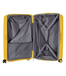 2E Набір валіз 2E, Aero, поліпропілен, (L+M+S),TSA, 4 колеса, EXP, бурштиново-жовтий