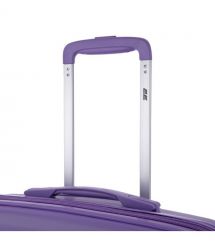 2E Набір валіз 2E, Aero, поліпропілен, (M+S),TSA, 4 колеса, EXP, лавандовий