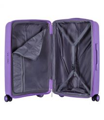 2E Набір валіз 2E, Aero, поліпропілен, (M+S),TSA, 4 колеса, EXP, лавандовий