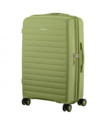 2E Набір валіз 2E, Aero, поліпропілен, (M+S),TSA, 4 колеса, EXP, оливково-зелений