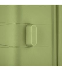 2E Набір валіз 2E, Aero, поліпропілен, (M+S),TSA, 4 колеса, EXP, оливково-зелений