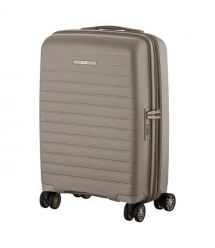 2E Набір валіз 2E, Aero, поліпропілен, (M+S),TSA, 4 колеса, EXP, сіро-коричневий