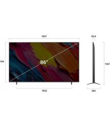 LG TV Set 86" QNED 4K 60Hz Smart WebOS Black