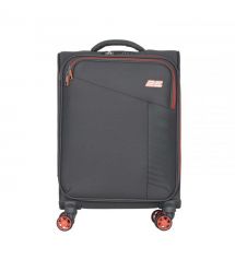 2E Валіза 2E, Trek, поліестер, мала, 35л, TSA, 4 колеса, сірий