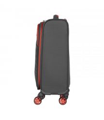 2E Валіза 2E, Trek, поліестер, мала, 35л, TSA, 4 колеса, сірий
