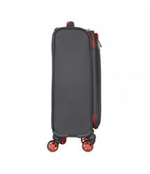 2E Валіза 2E, Trek, поліестер, мала, 35л, TSA, 4 колеса, сірий