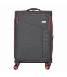 2E Валіза 2E, Trek, поліестер, середня, 64/78л, TSA, 4 колеса, EXP, сірий