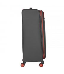 2E Валіза 2E, Trek, поліестер, середня, 64/78л, TSA, 4 колеса, EXP, сірий