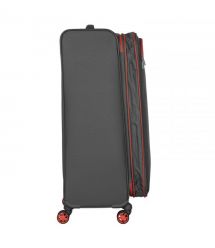 2E Набір валіз 2E, Trek, (M+S), TSA, 4 колеса, + 2 рюкзаки Cabin (2E-BPET-CABIN-BK), поліестр, сірий