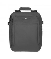 2E Набір валіз 2E, Trek, (M+S), TSA, 4 колеса, + 2 рюкзаки Cabin (2E-BPET-CABIN-BK), поліестр, сірий